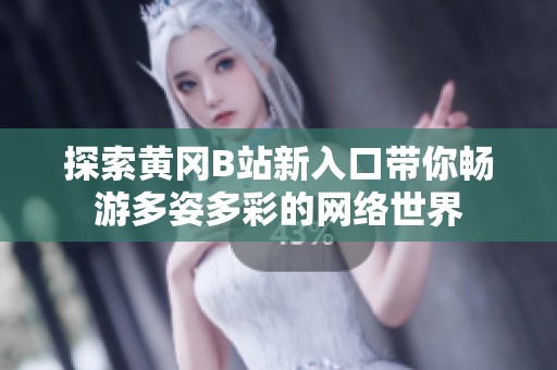 探索黄冈B站新入口带你畅游多姿多彩的网络世界